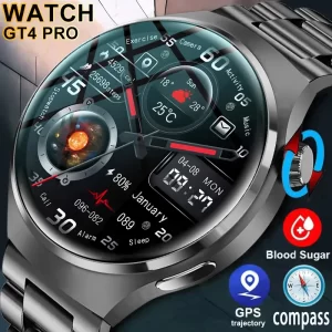 Huawei GT4 Pro GPS Relógio Inteligente, 360x360 Tela HD
