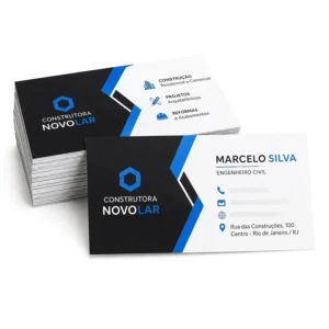 Cartão de visitas - Papel Couché Brilho 300g